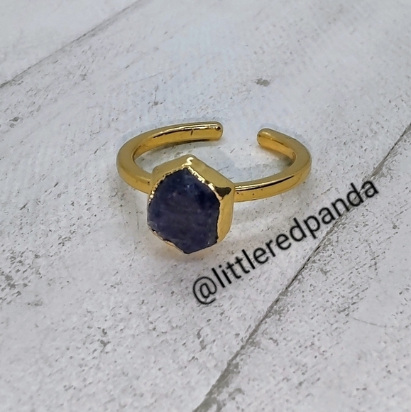 Raw Sapphire ring - Picture 4 of 11